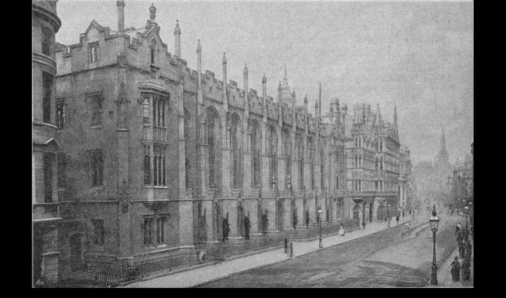 The Charles Barry school in 1835