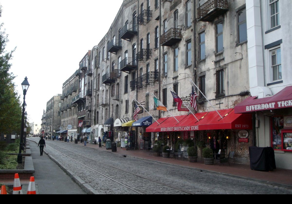 River Street Sweets on East River Street.