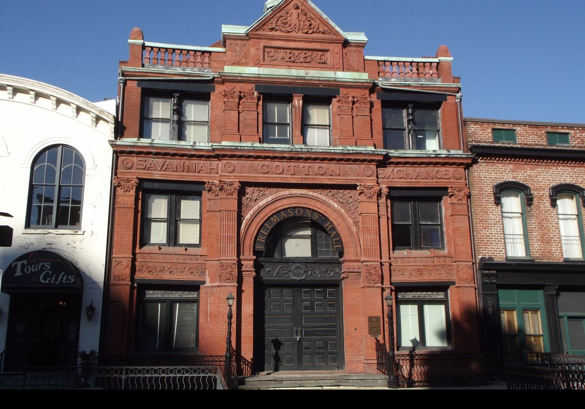 The Old Savannah Cotton Exchange.