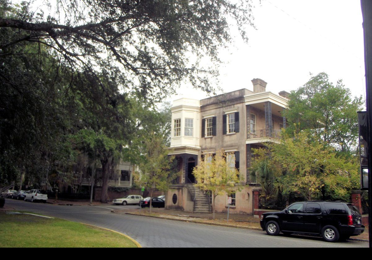 Some of the historic buildings in Savannah.