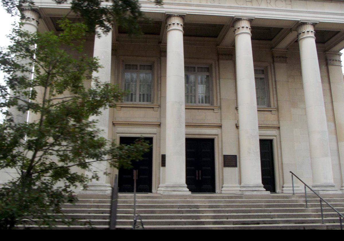 Some of the historic buildings in Savannah.