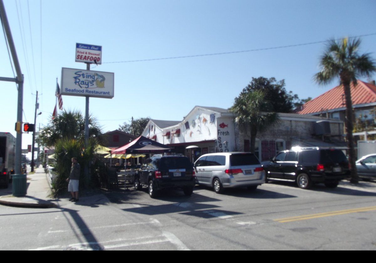 On our first visit to Tybee Island, we had lunch at StingRays. Nice food.