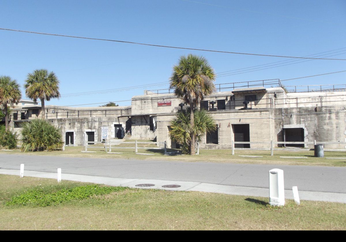 Completed in 1898, Battery Brumby was the first built on Fort Screven. It was started in 1897 and was the only one that was in service during the Spanish American War (April 25th to August 12th 1898)