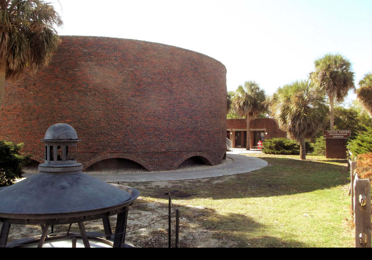 Visiting Fort Pulaski on Cockspur Island just off the coast of Tybee Island.