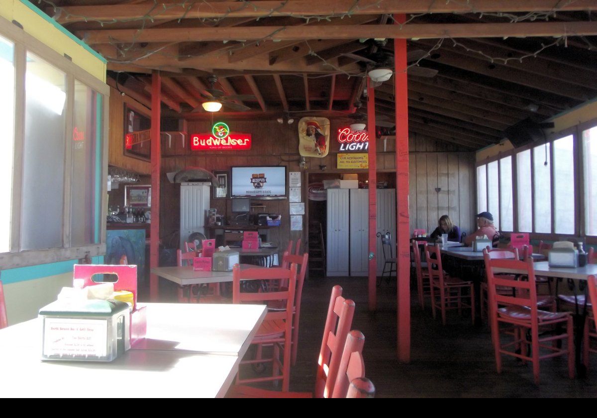 On another visit to Tybee Island, we had lunch at the delightful North Beach Bar and Grill.