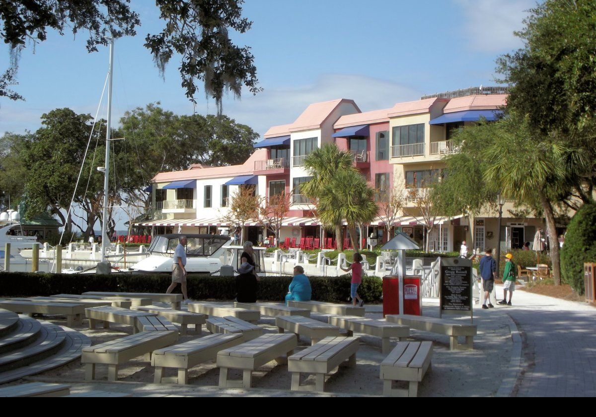 Condos around the marina.