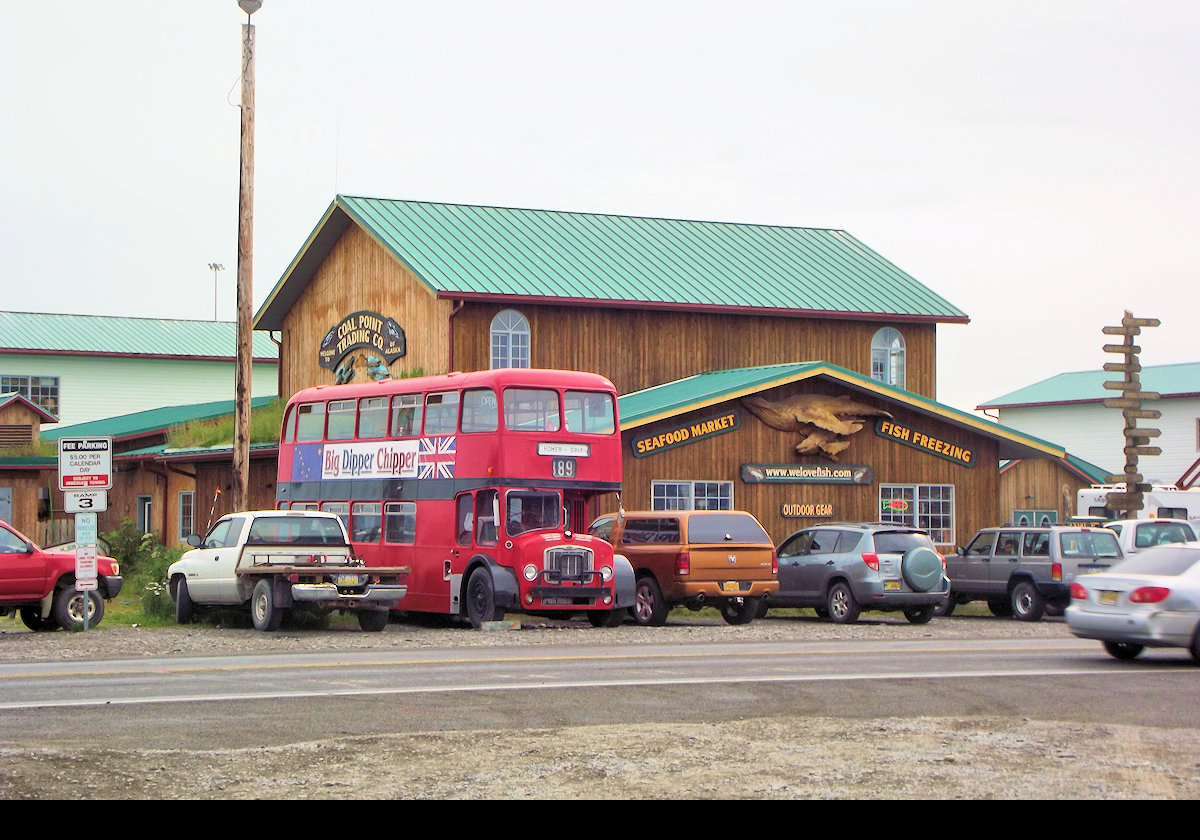 A London bus in Alaska? Whatever next.