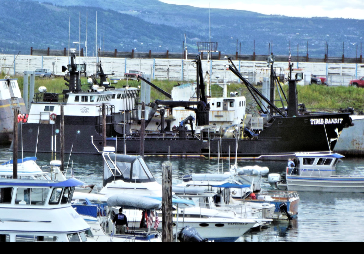 The "Time Bandit" as featured on the TV series "The Deadliest Catch". Owned by Johnathan & Andy Hillstrand. It is featured on the Discovery Channel series.