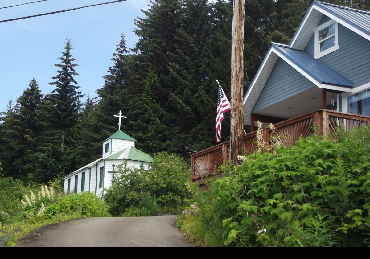 St. Nicholas Orthodox Church in Hoonah, built in 1929.