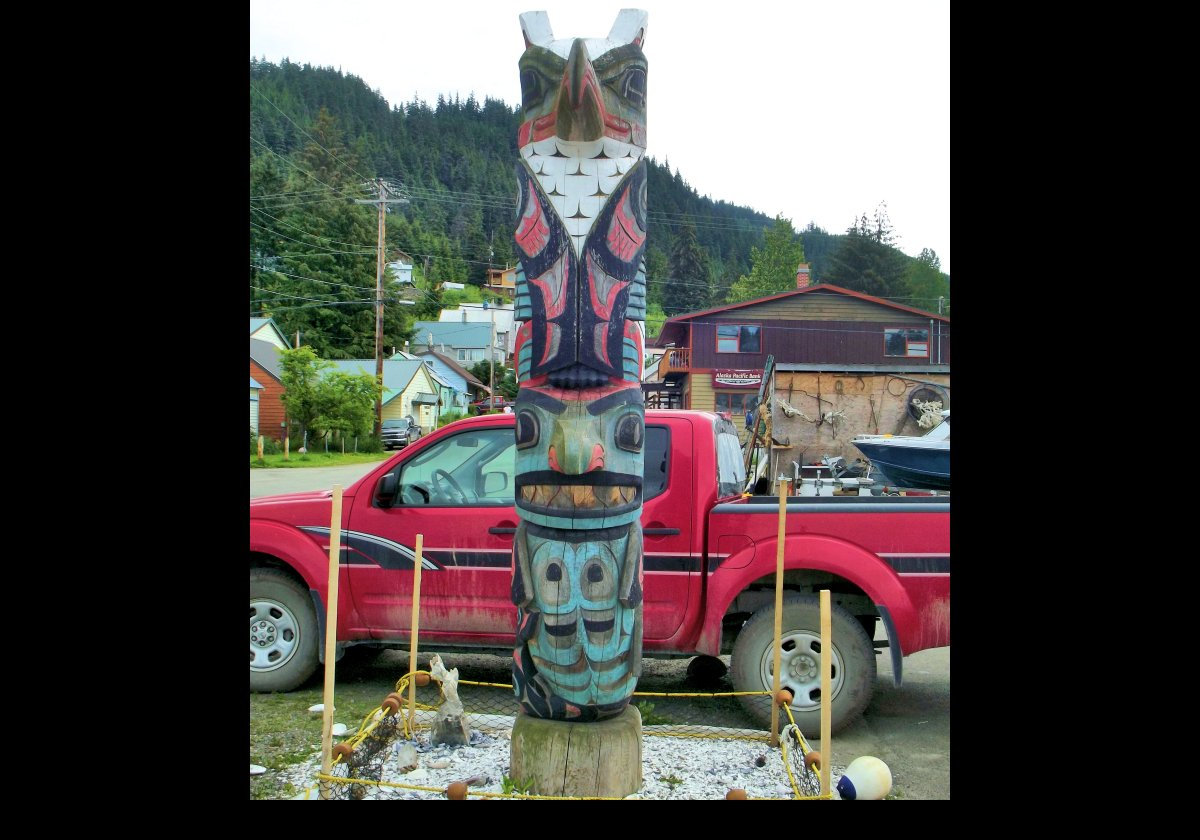 The everpresent totem poles.