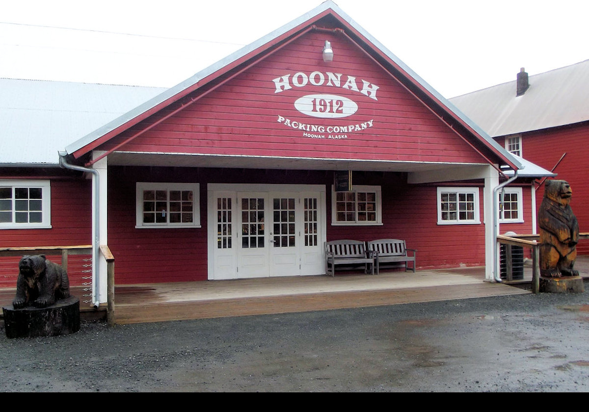 The hub of Icey Strait Point is the restored Hoonah Trading Company. Built in 1912, it was the first cannery in the area.