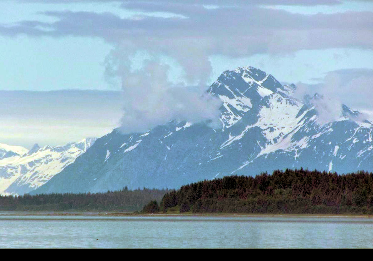 Now we are really heading out of Icy Strait Point.