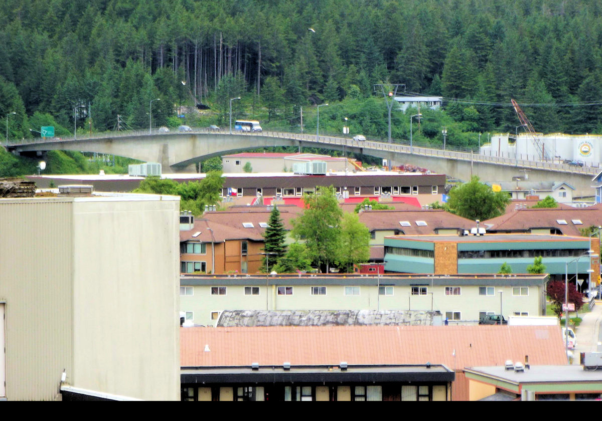 The view from the State Office Building on W 4th Street/Calhoun Ave, just off Main Street.