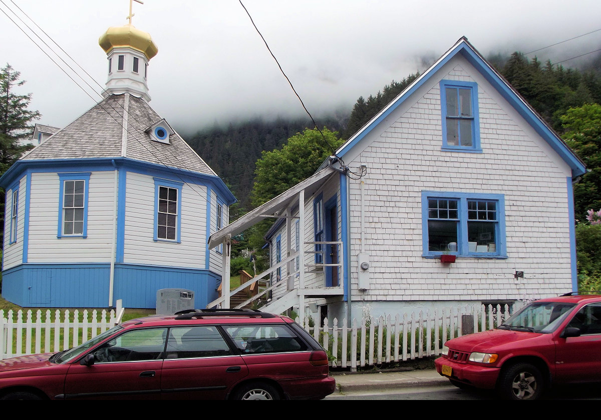 Built in 1893, this is St. Nicholas Russian Orthodox Church.  We were shown around by a very friendly priest, but were not permitted to take photos inside.