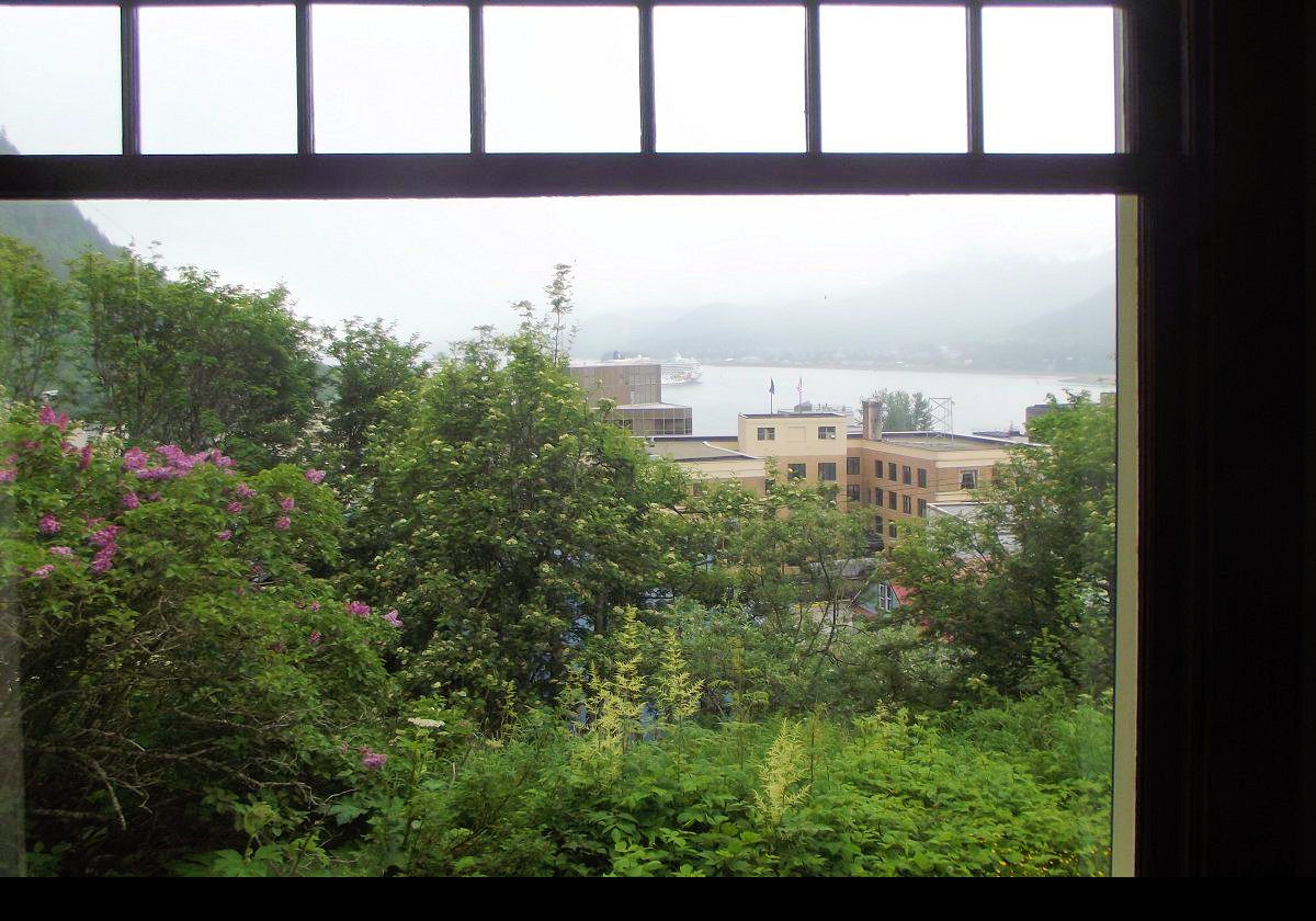 While in Juneau, we visited Judge Wickersham's house.  This is one of the views from the house.