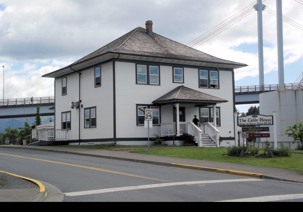 The Cable House. Home of Raven Radio and the Larkspur Cafe.