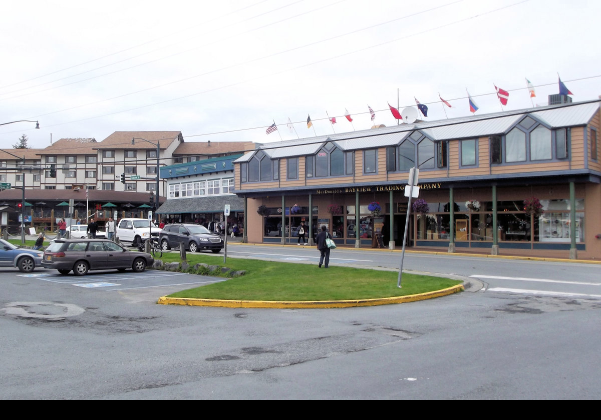 Bayview Trading Company housing some rather expensive shops.