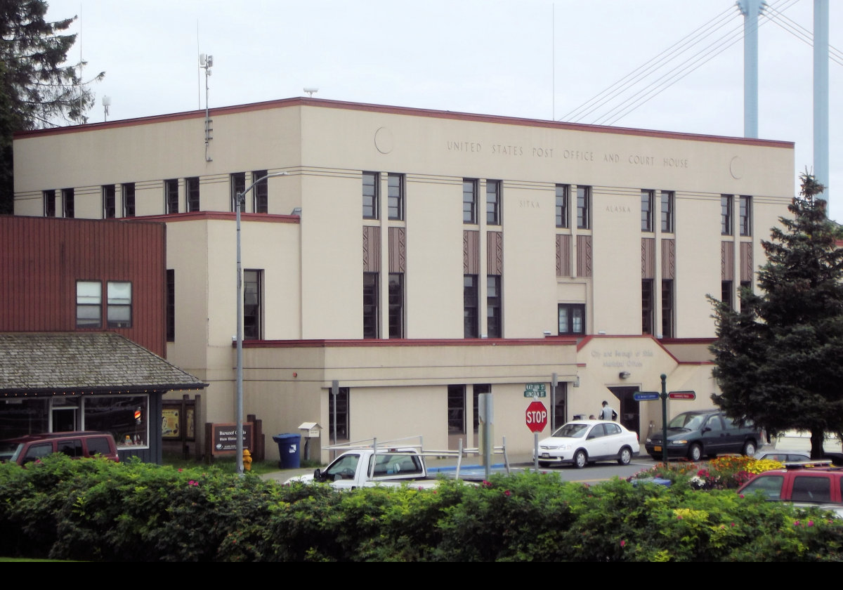 The Post Office and Court House in Sitka.