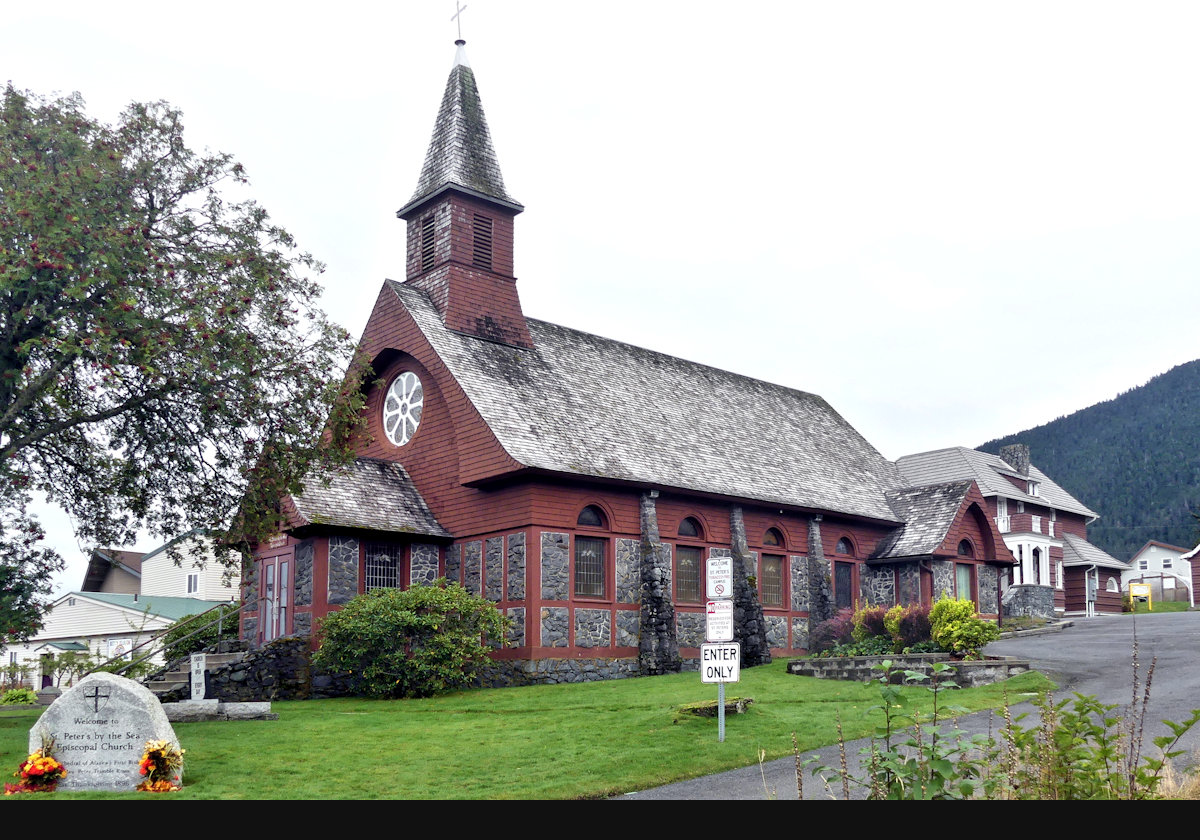 St Peter's by the Sea Episcopal Church on Lincoln Street, Sitka.