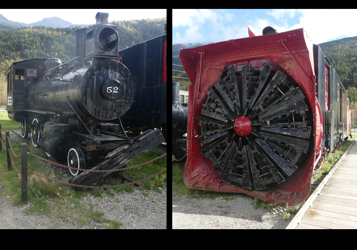 snow and ice-cutting train.