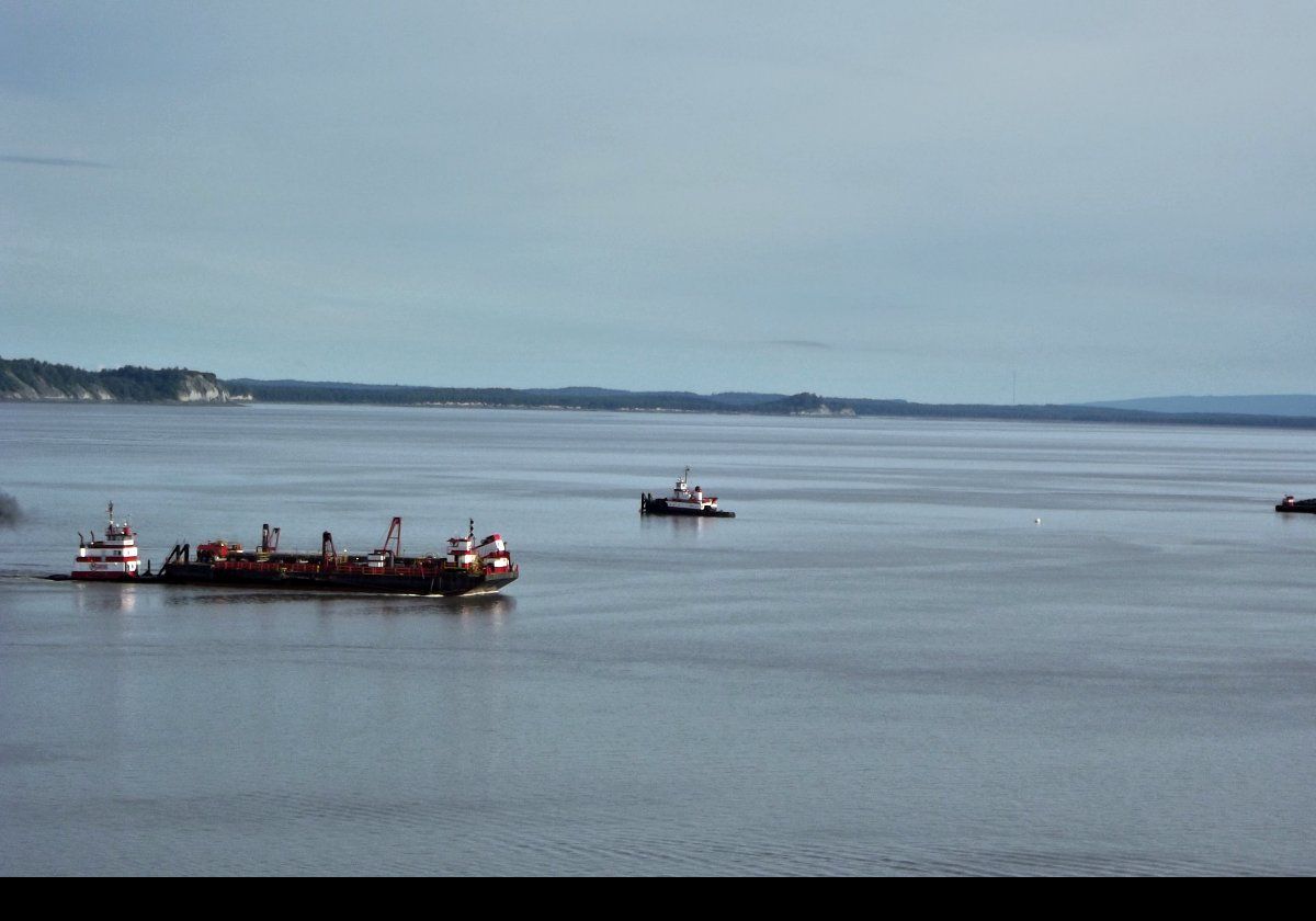 Looking across the Cook Inlet.