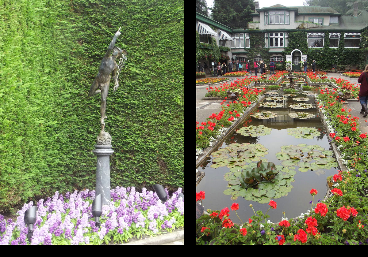 Views of the Italian Garden.