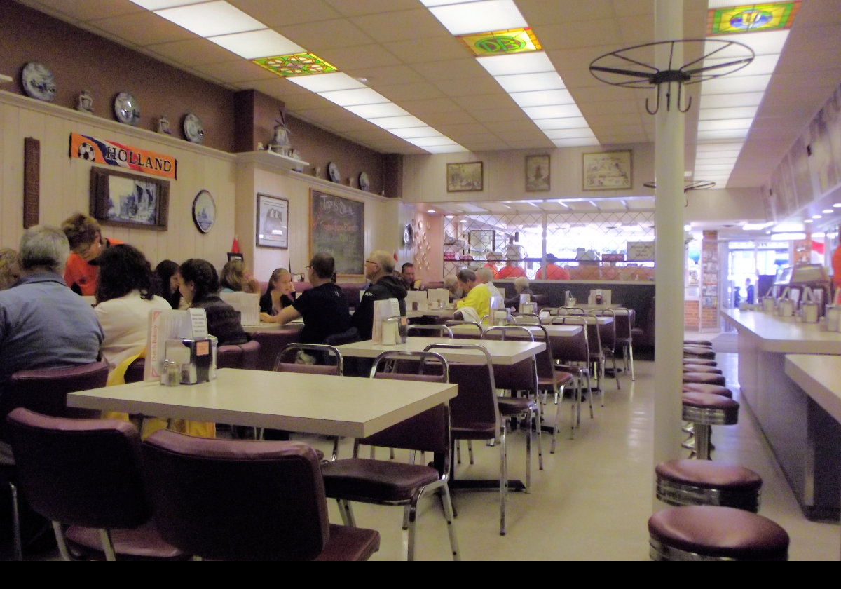 The Dutch Bakery and Diner; a favorite! Excellent sausage rolls and meat pies.