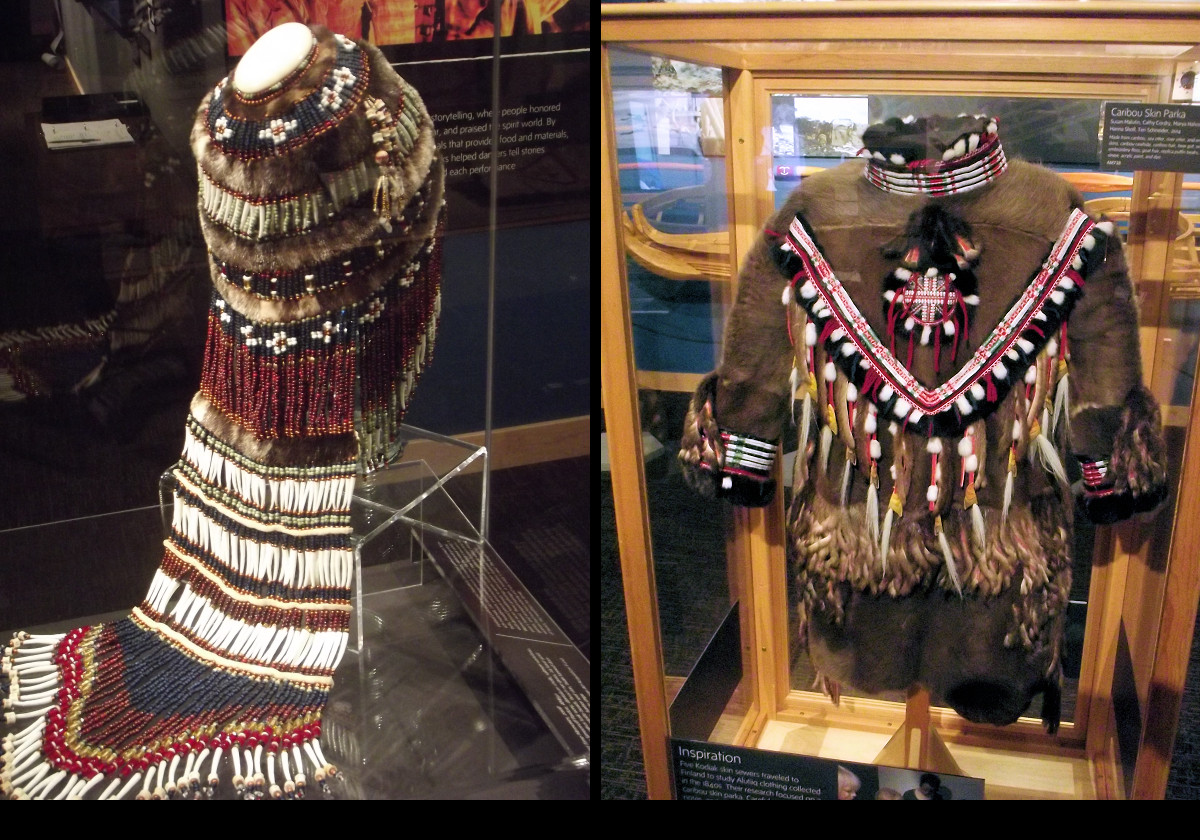 Two wonderful examples of Native American beadwork.  