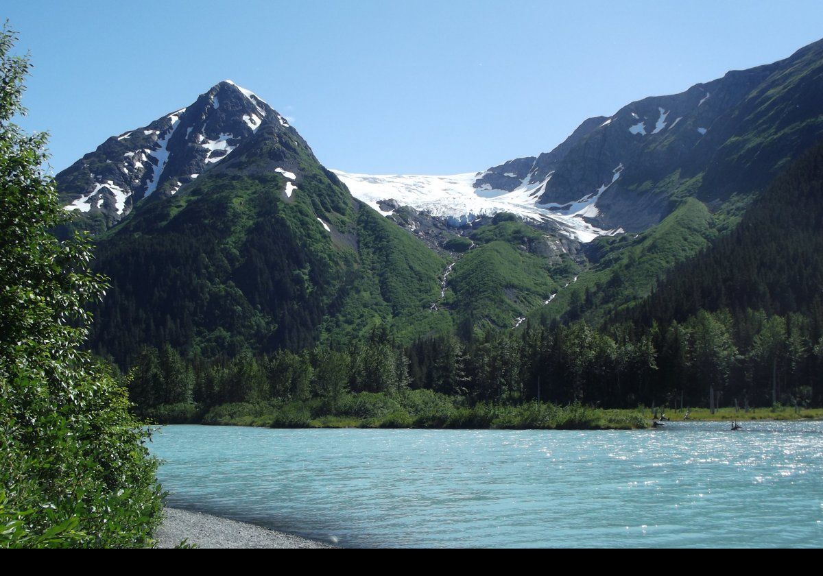 The Explorer Glacier; a hanging glacier.