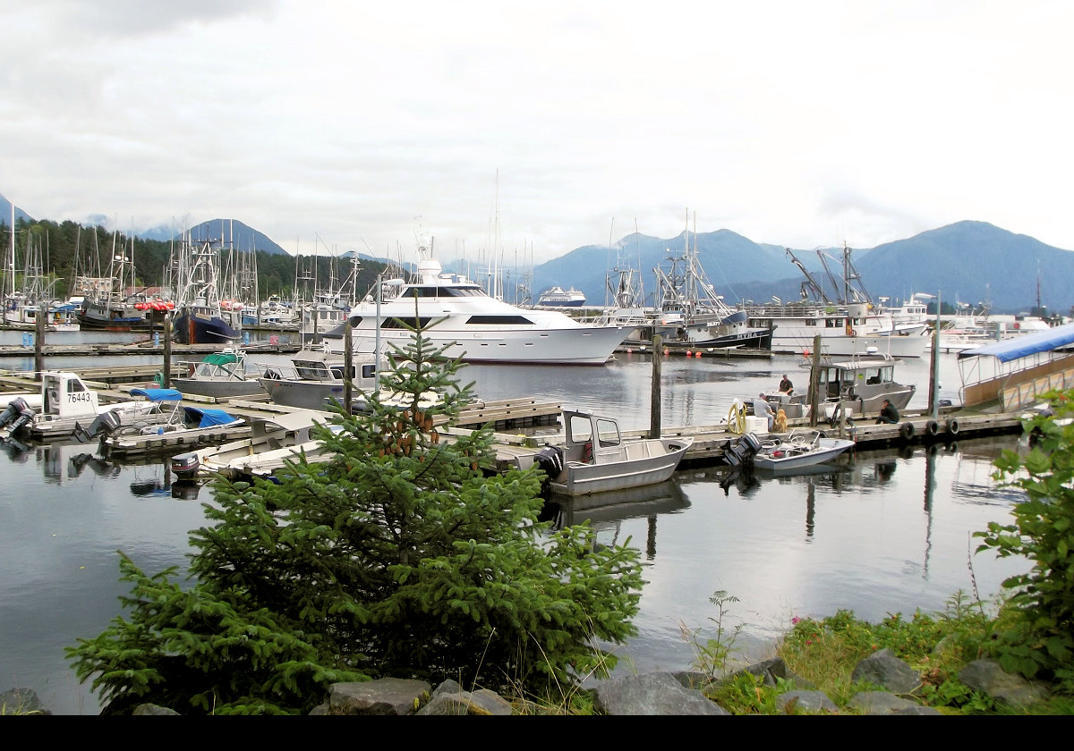 One of Sitka's marinas.