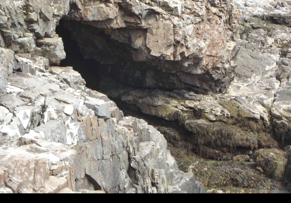 The entrance to Anemone Cave.