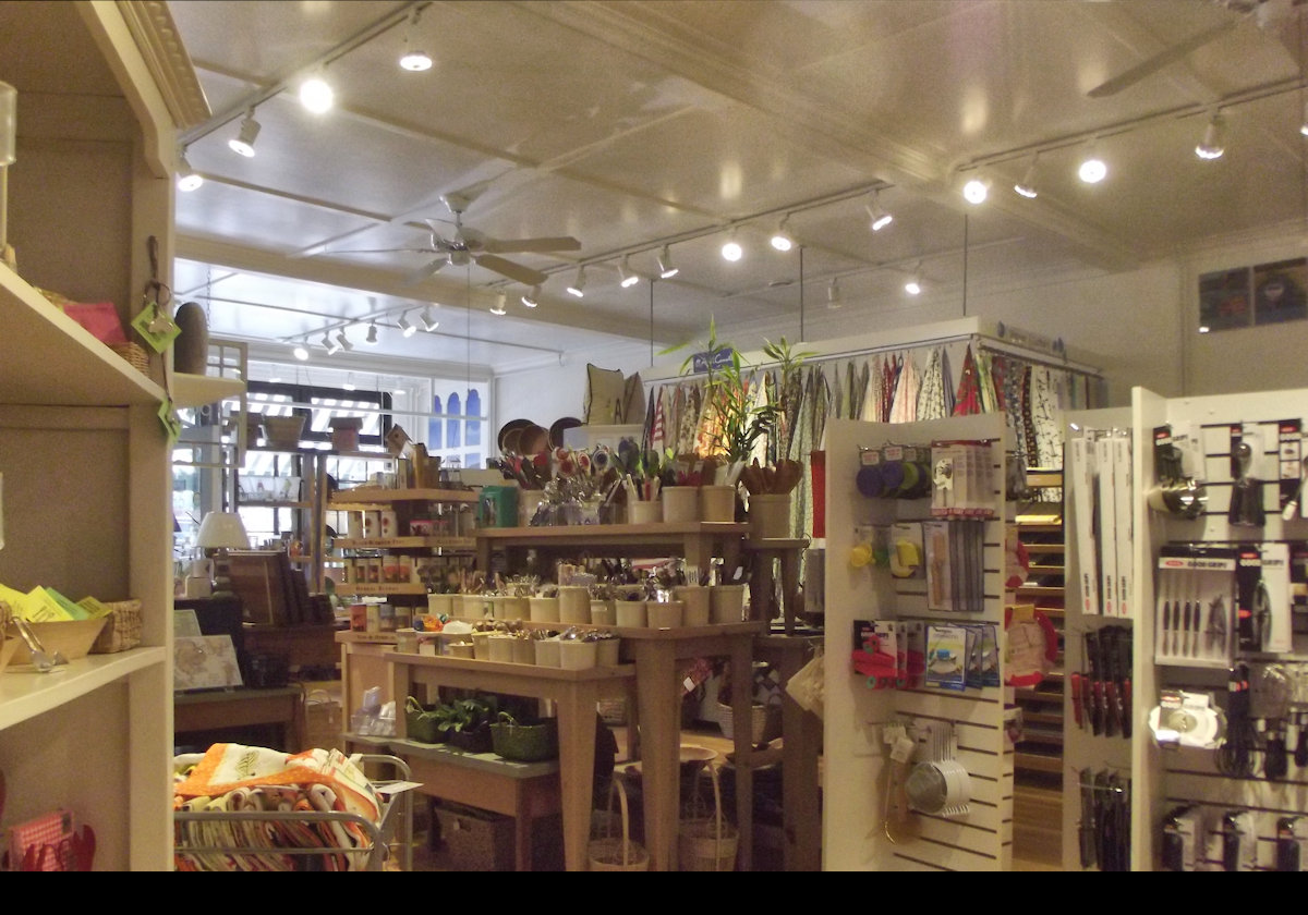 Window Panes at 166 Main St.  One of our favorite Bar Harbor shops.