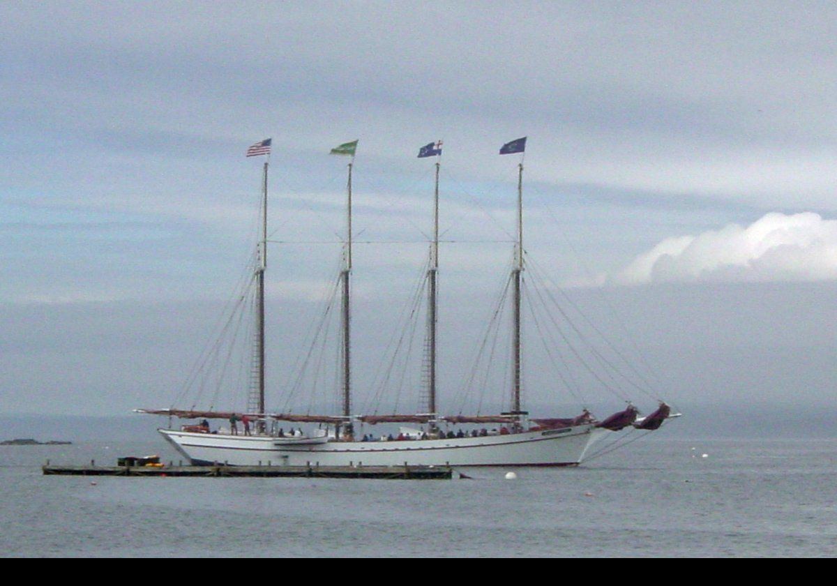 While I have included pictures of the Margaret Todd before, this was the first time we had seen her setting sail at the start of one of her trips around the bay.