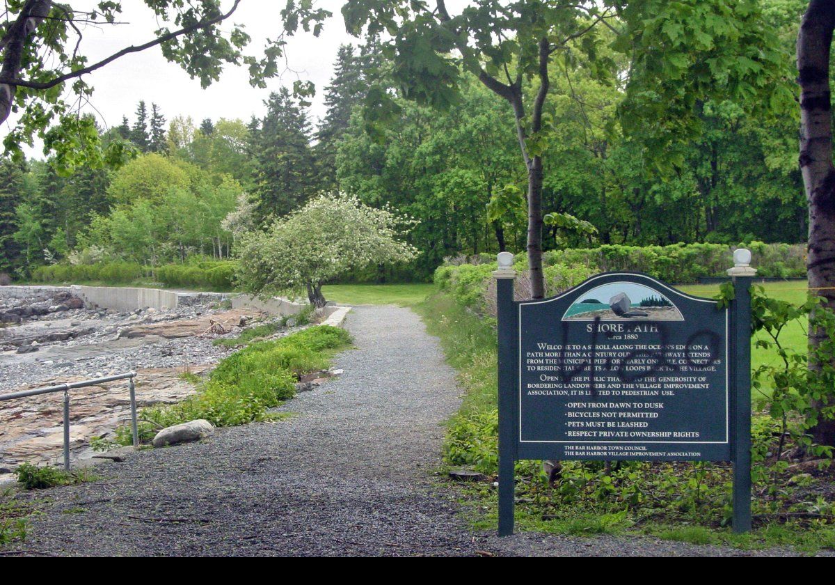 The Shore Path as it looked on one of our early visits.