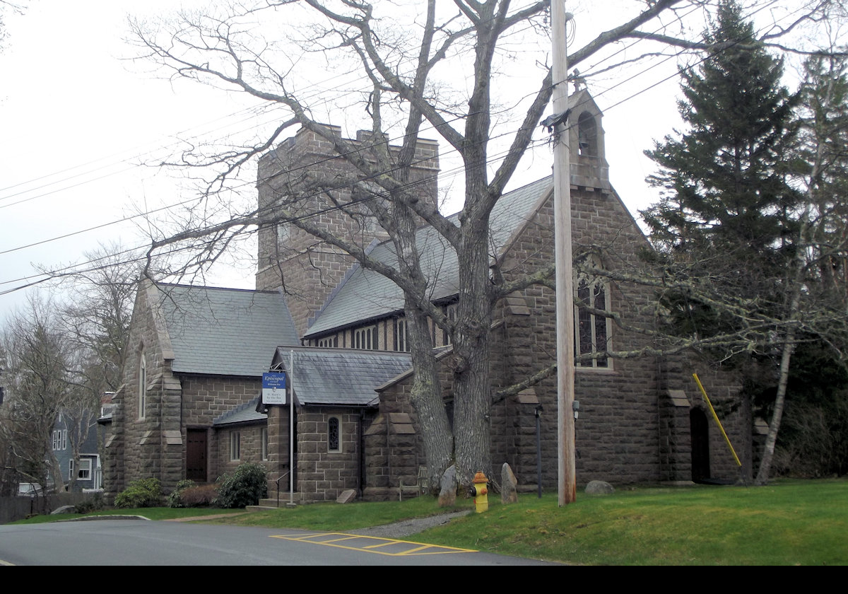 Built in 1902, it is one of only three commissions by Maine architect Harry Vaughn, and the only one executed in stone.