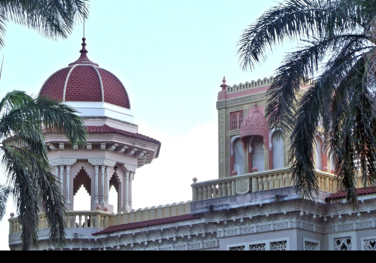 Detail of the dome of the Palacio de Valle (Valle's Palace)