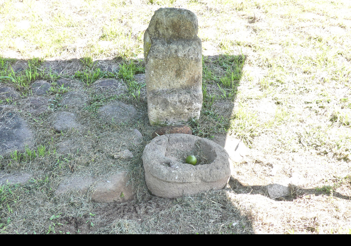 Sculpture with water container