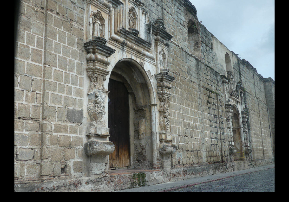 Ruins of a Catholic church in Antigua, Guatemala.