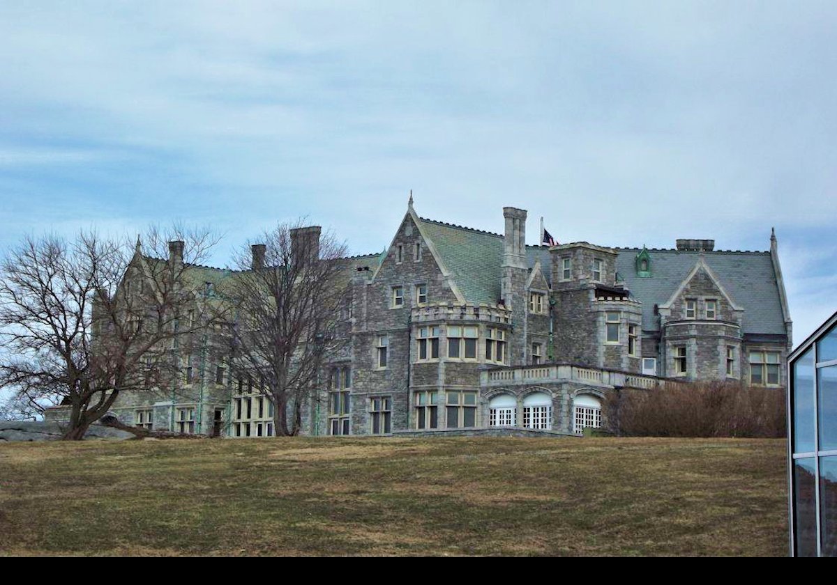 An exterior view of Branford House.