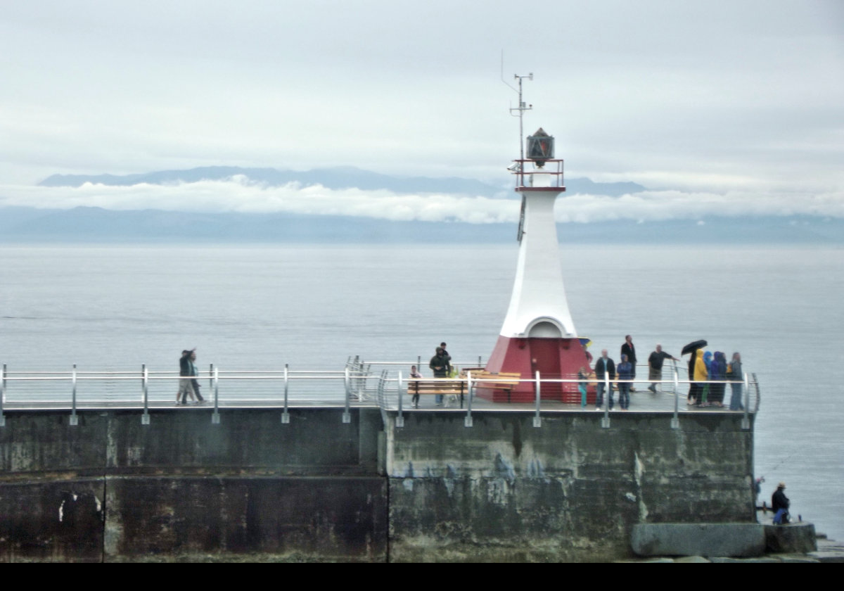 Completed in 1916, the breakwater is 2,500 feet long.