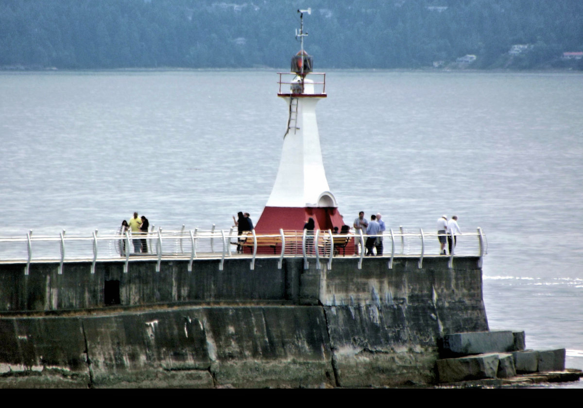 The lighthouse was completed in 1917.