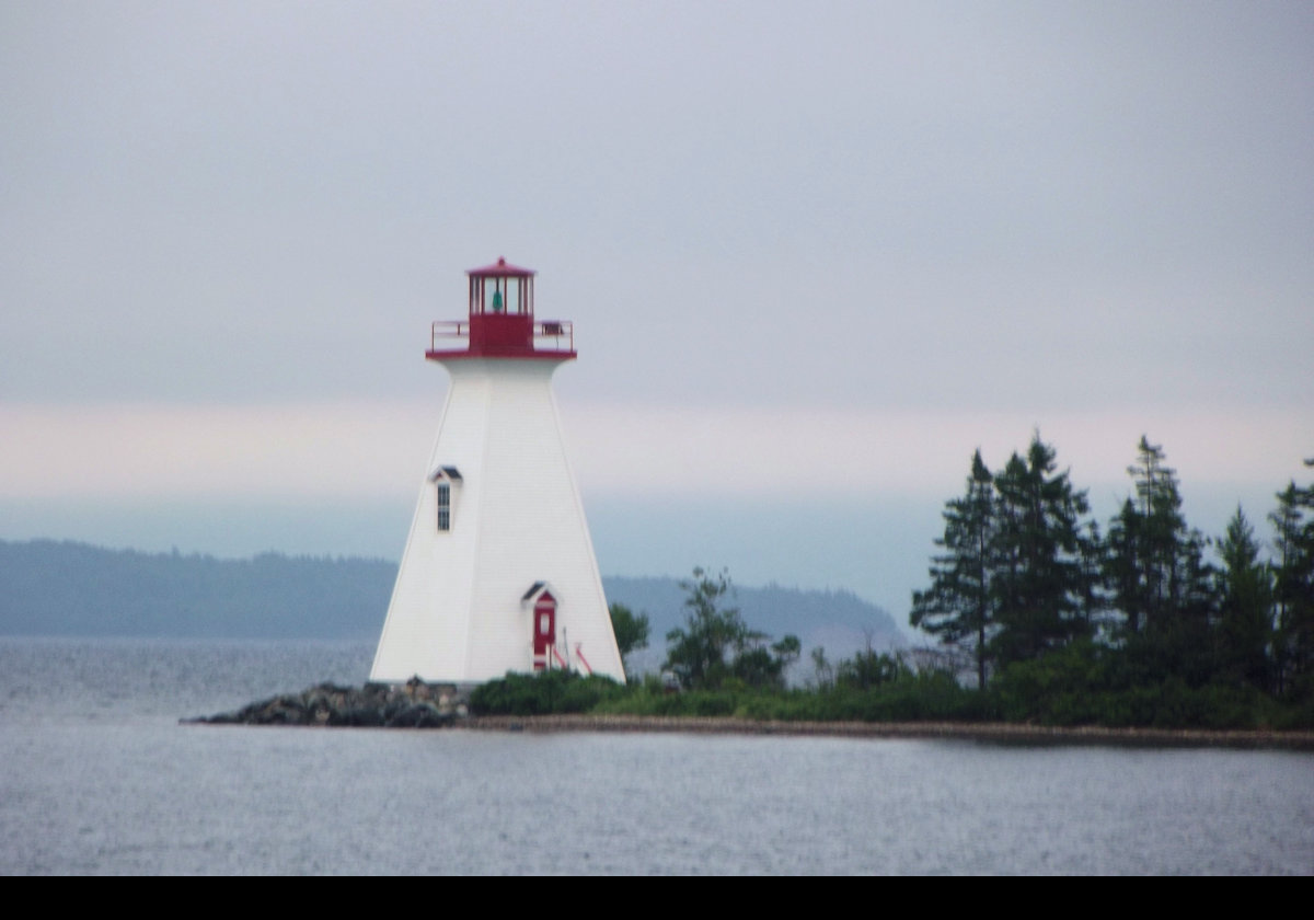 The original lighthouse on Kidston Island was built in 1875