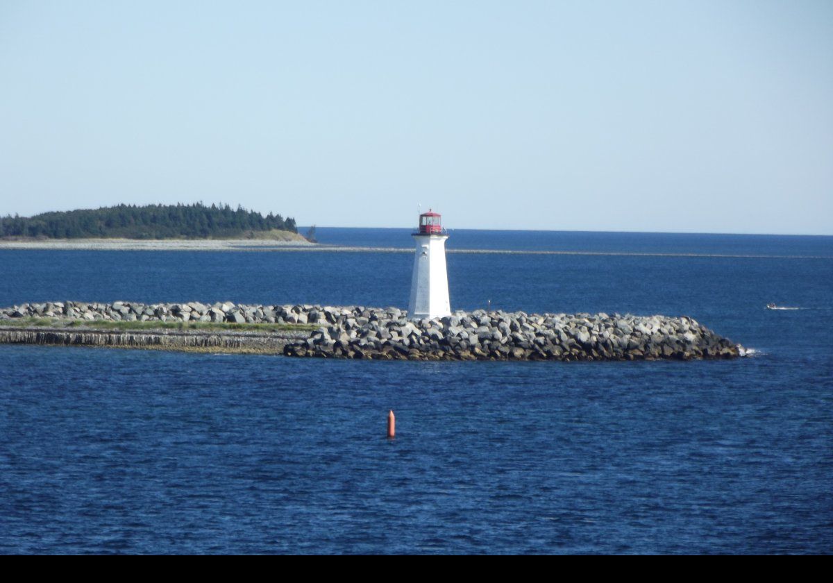 The original lighthouse on Maugher Beach Lighthouse was built in 1815.