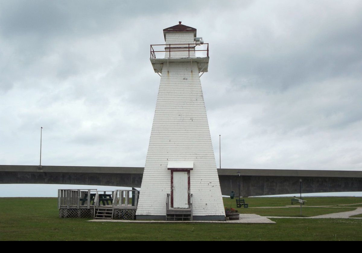 The Port Borden Front & Rear Range Lighthouses were completed in 1918 to help guide ships into the new port, Port Borden, that was completed in 1919.