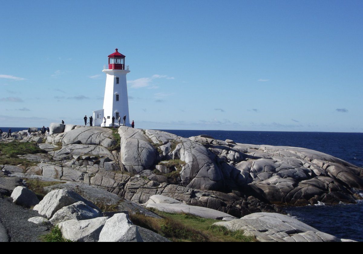 It sits on a massive granite outcrop at the eastern side of entrance to St. Margarets Bay.