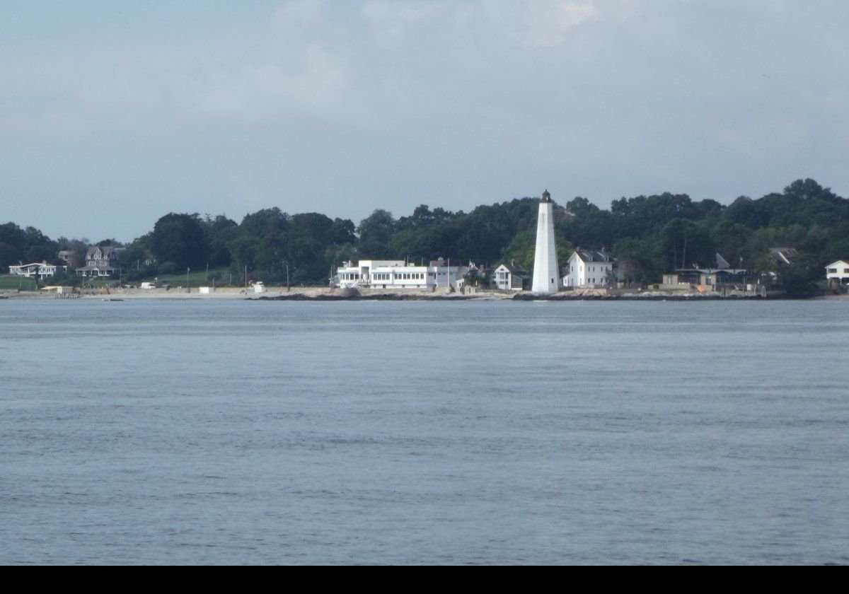 Here is a series of views of the New London Harbor lighthouse which is located on the shore of the Thames River just outside of the town of New London.  