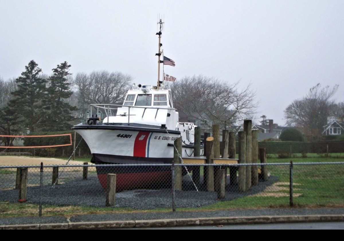 US Coast Guard Steel 44-foot Motor Lifeboat CG44301.  Click the image to see the vessel's specifications.