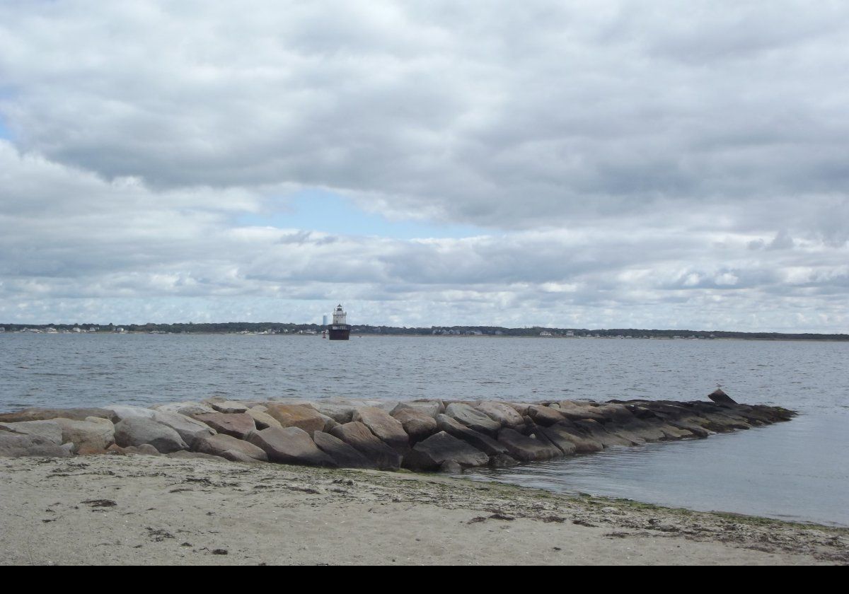 The Butler Flats Light was built in 1898. It replaced the Clark's Point Light.