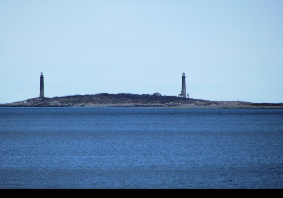 The Cape Ann Light Station on Thacher Island, off Cape Ann in Rockport, Massachusetts, is the last light station built under British colonial rule and the first in the US to mark a navigational hazard rather than a harbor entrance.