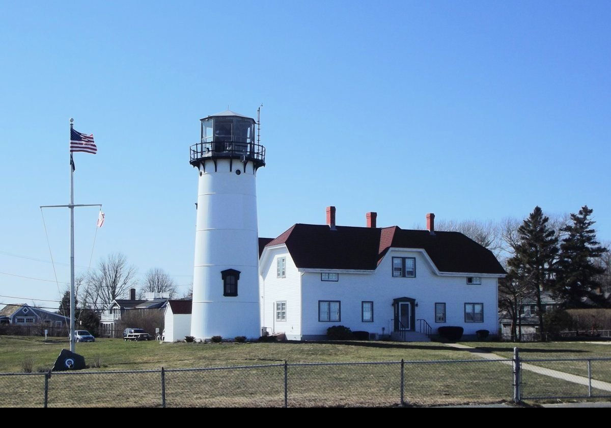 The Chatham Lighthouse is just outside of Chatham in Cape Cod, Massachusetts.